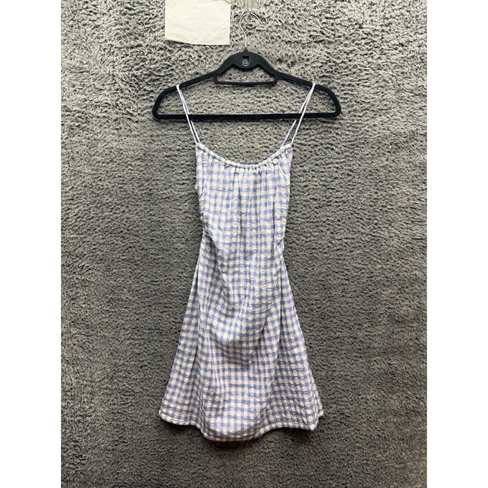 NWT L*Space Anika Sleeveless Mini Dress Park Slope Gingham Womens Size M